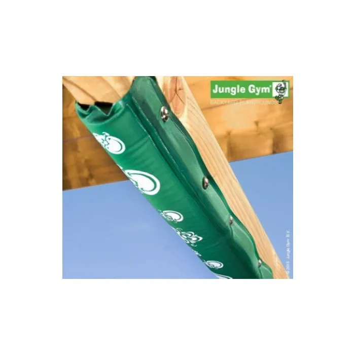 Wooden play house Jungle Castle Waveslide incl.