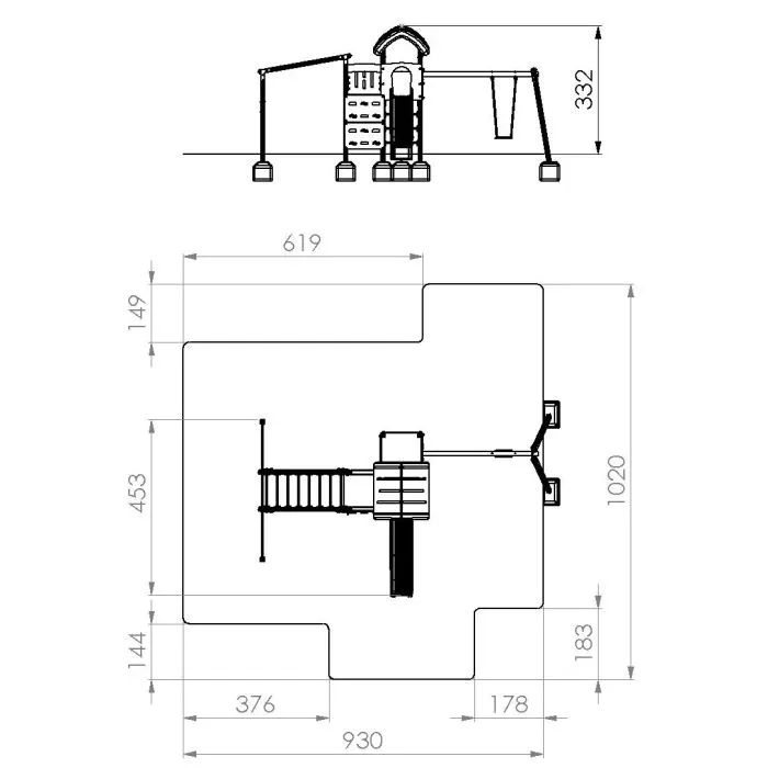 Playtower Playset playground Lina