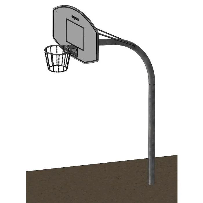 Basketball board complete 220x160x383cm 