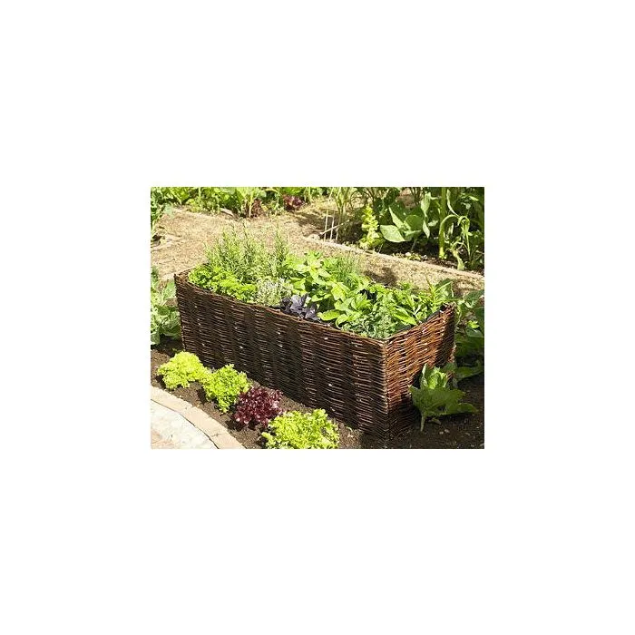Planter vegetable garden box 100x35x35cm