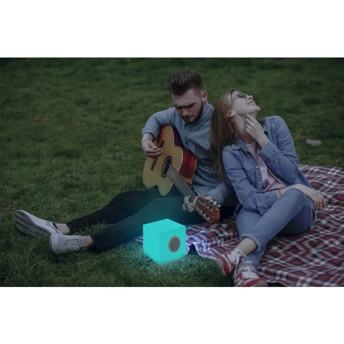 Light Cube with Speaker 20x20x20cm