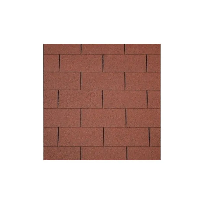 Roof shingles garden sheds red 3m2