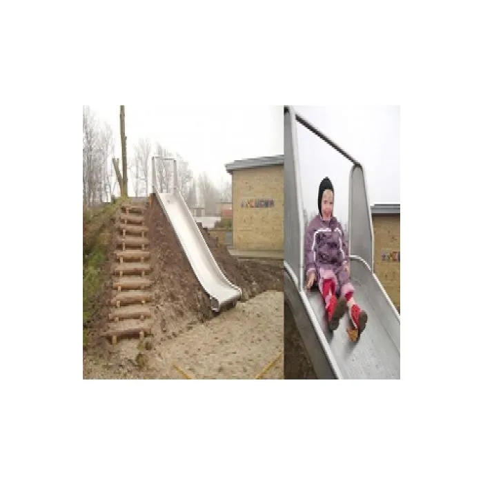 Playground slide Stainless Steel 200cm wide