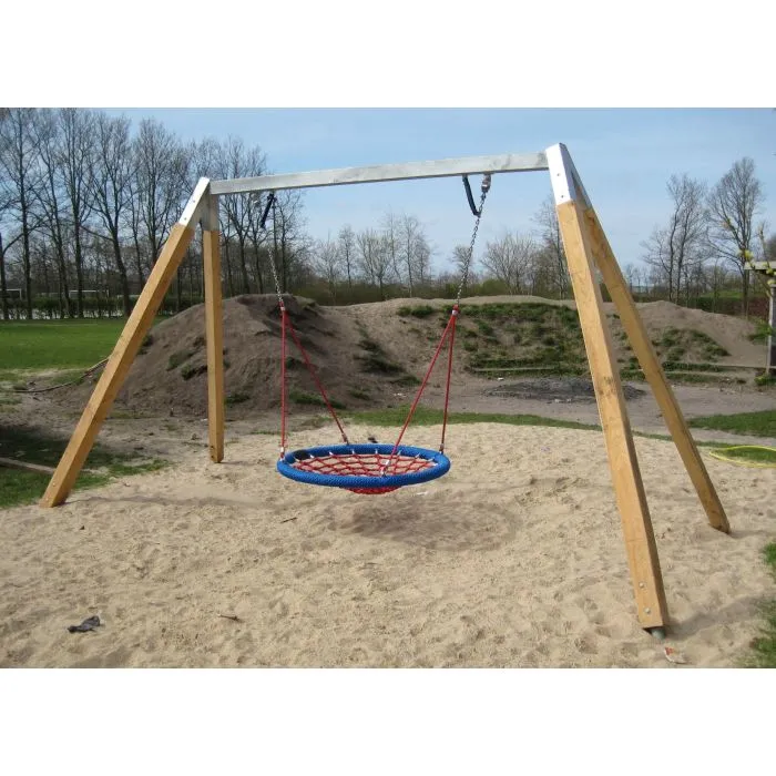 Swing beam for nest swing