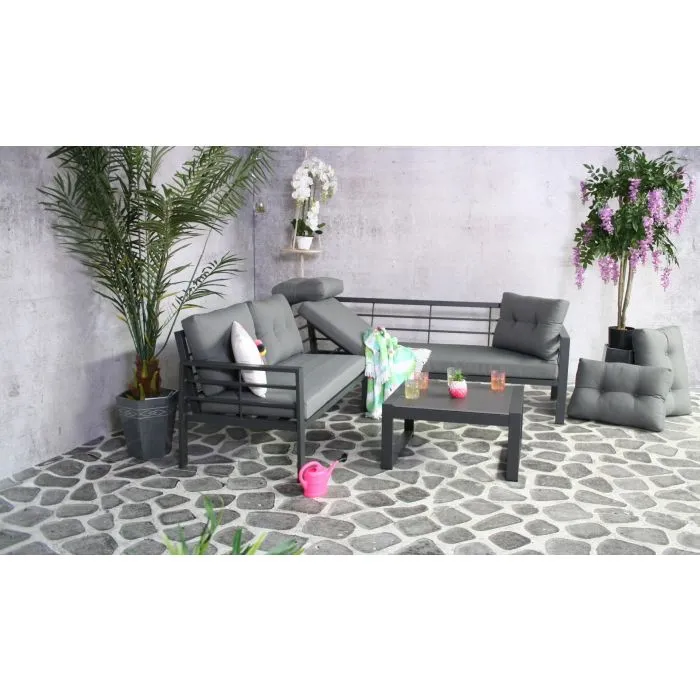 Garden furniture aluminium loungeset Elba