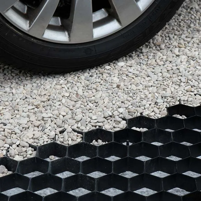 Gravel grids mat 120x100cm (1,15m2) black