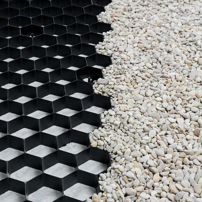 Gravel grids mat 120x100cm (1,15m2) black