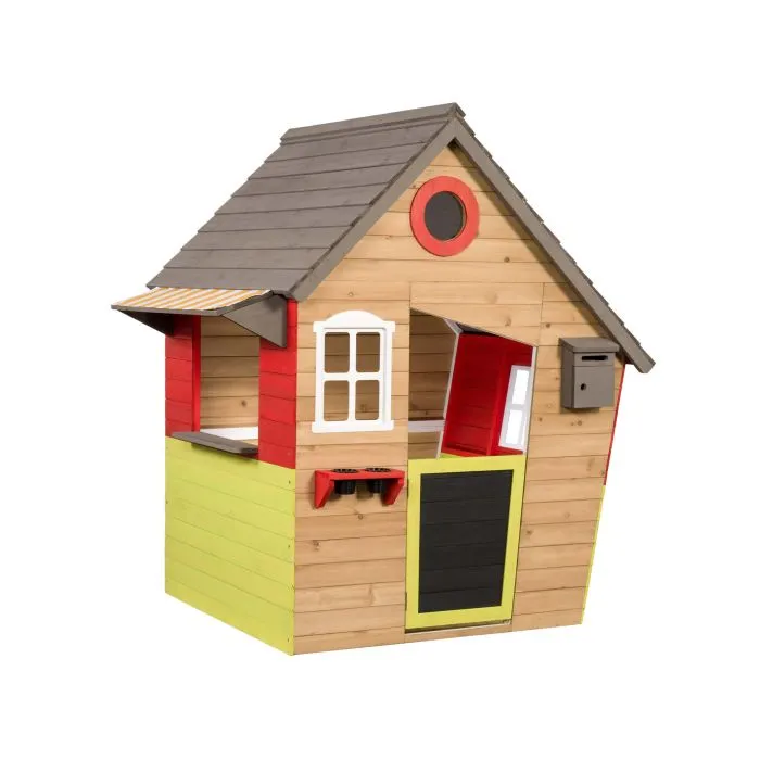 Wooden playhouse Fantasia 140x106x145cm