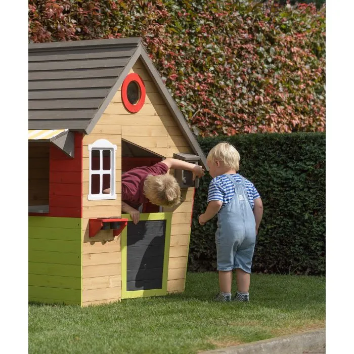 Wooden playhouse Fantasia 140x106x145cm