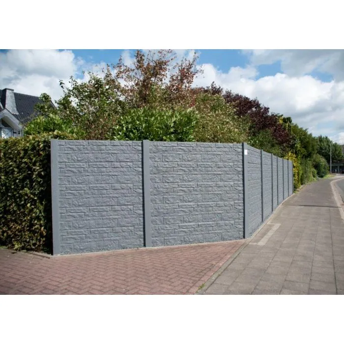 Concrete fence Fencestone 200x231cm double sided