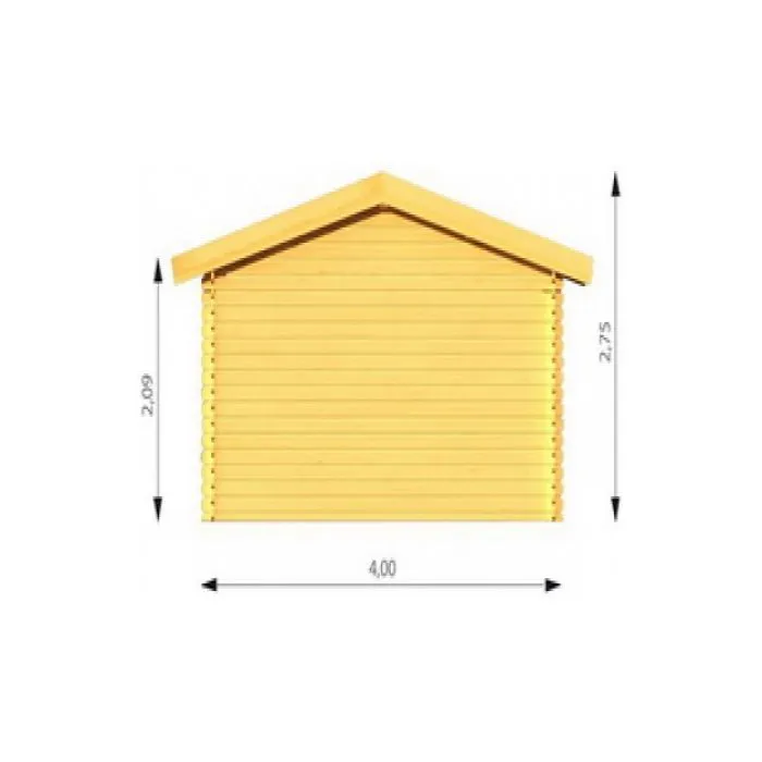 Garden shed Fleetwood 400x300cm