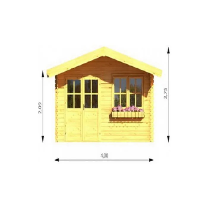 Garden shed Fleetwood 400x300cm