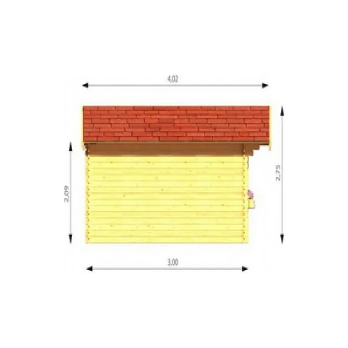 Garden shed Fleetwood 400x300cm
