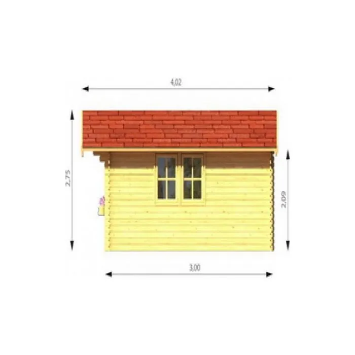 Garden shed Fleetwood 400x300cm