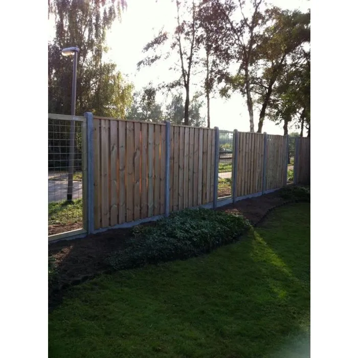 Wooden Fencing pine with concrete posts 200x190cm (21pl)