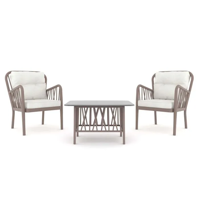 Garden furniture loungeset Gaza (incl. cushions)