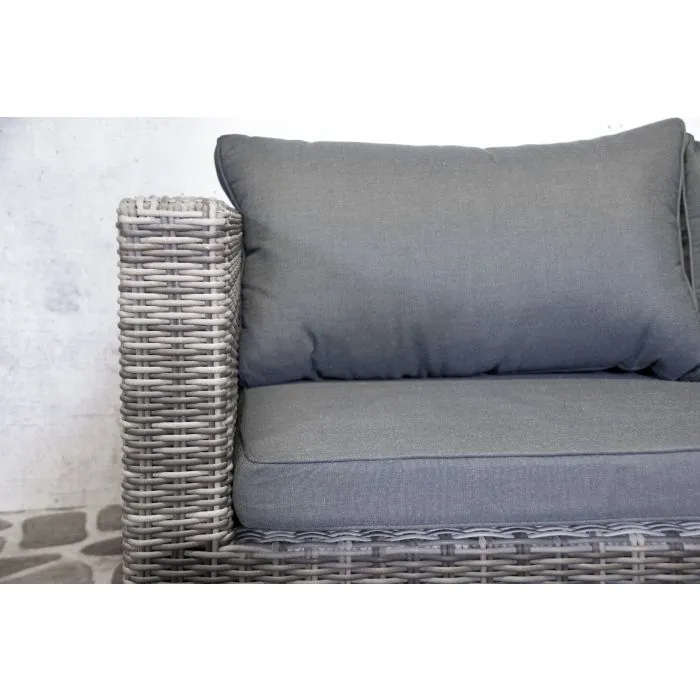 Garden furniture loungeset poly rattan Gerona (incl. cushions)