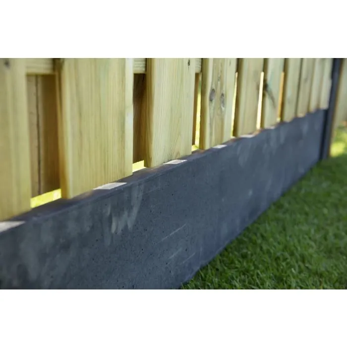 Concrete Gravel Board anthracite 184x22x3,4cm