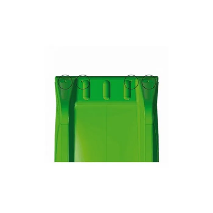 Wave slide yellow 220cm for swingset
