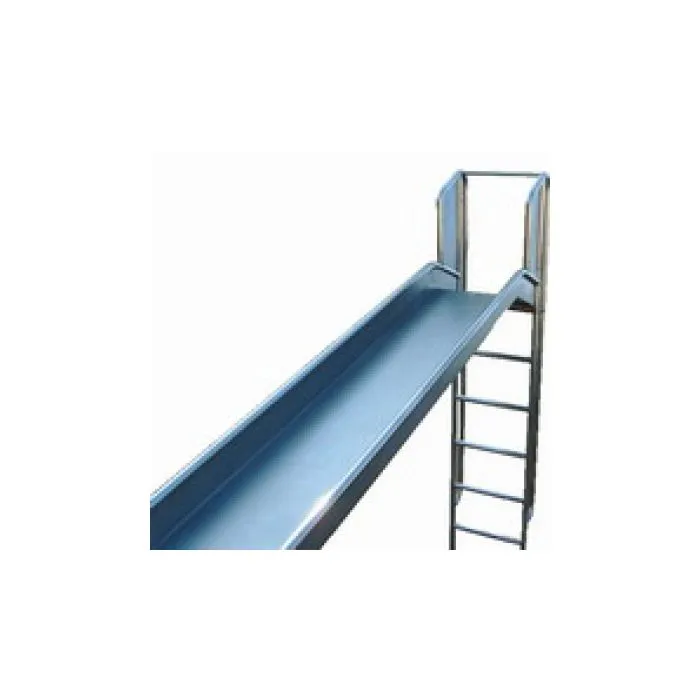 Playground slide stainless steel 200cm with ladder
