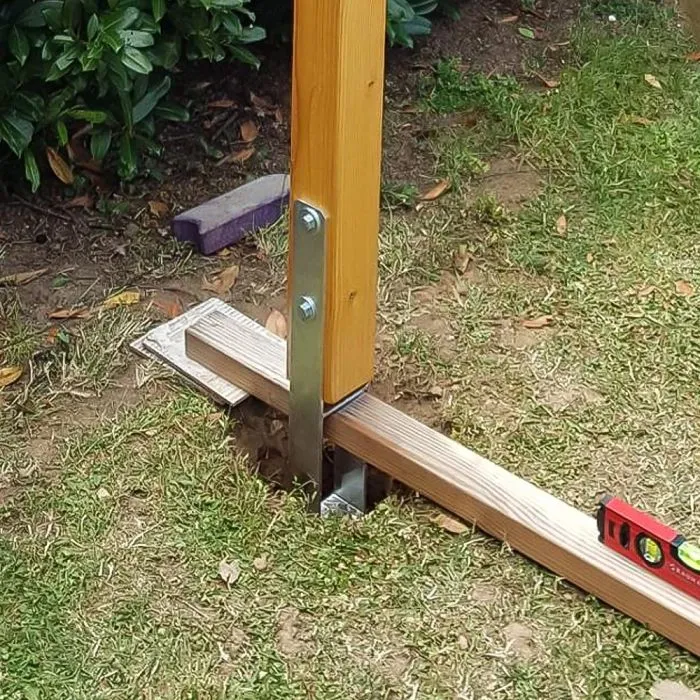 H-post support bracket 101mm