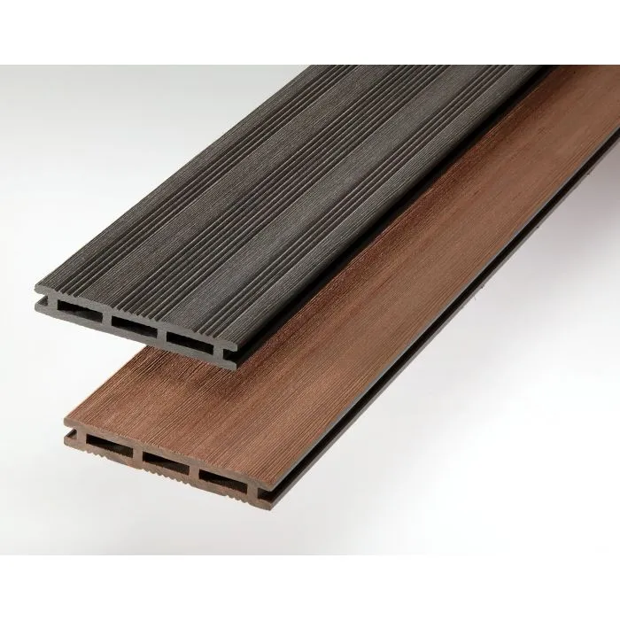 WPC Decking board composite black 400cm (21x145mm)