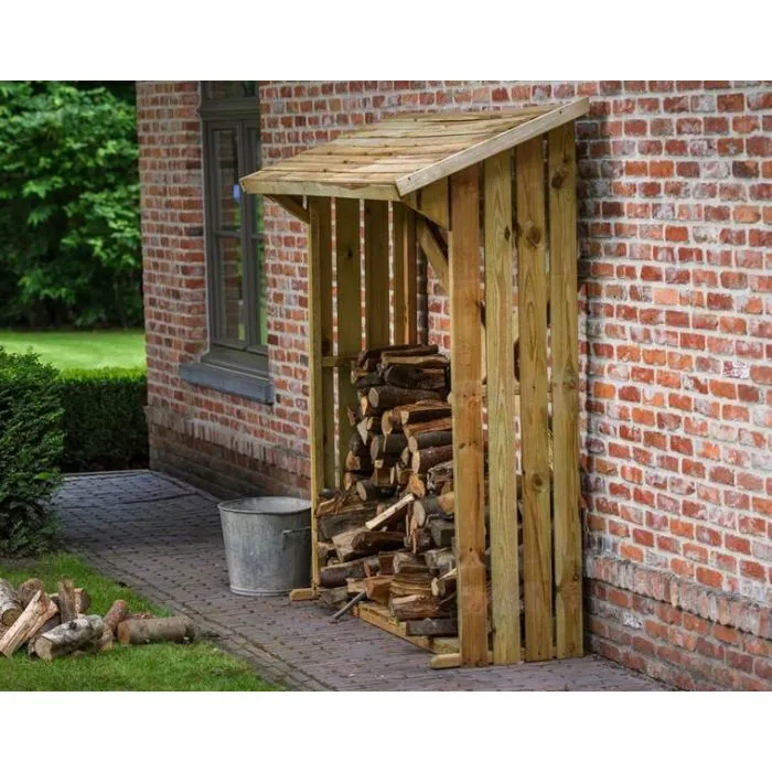 Log storage cordwood 180x180x70cm