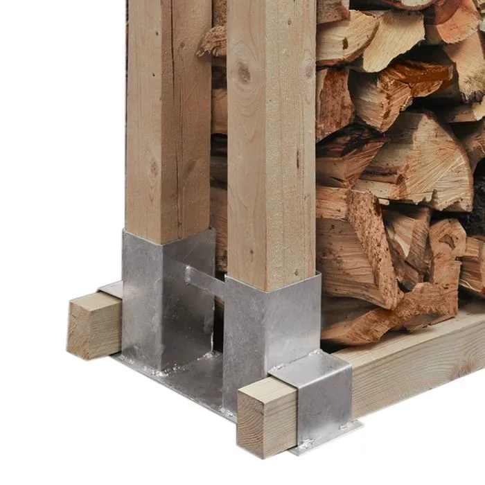 Log storage cordwood bracket
