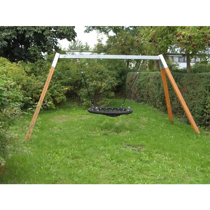 Swing beam for nest swing