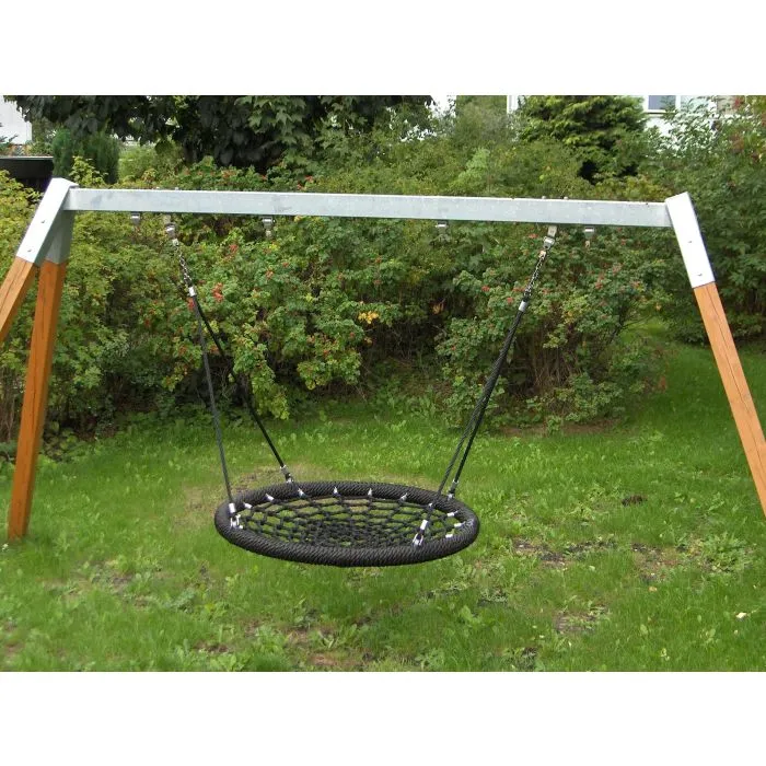 Swing beam for nest swing