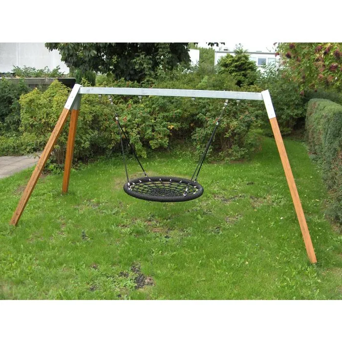 Swing beam for nest swing
