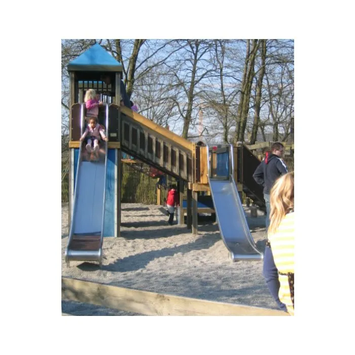 Playground slide Stainless Steel 100cm wide