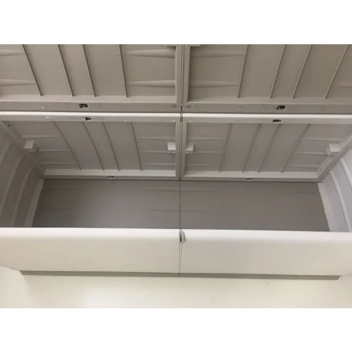 Garden Storage Box grey 153x61x53cm