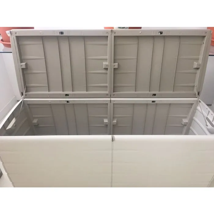 Garden Storage Box grey 153x61x53cm
