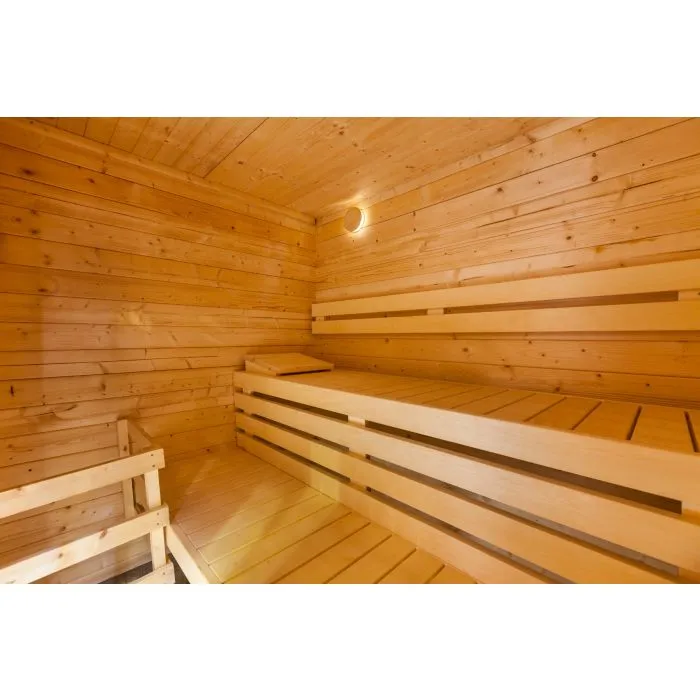Indoor sauna corner sauna 205x205cm / 40mm