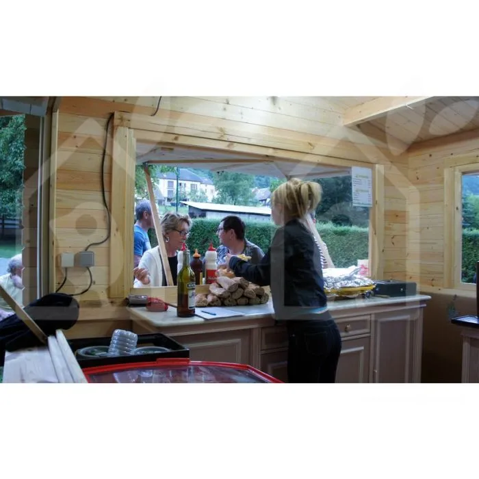 Sales stand kiosk christmas stand 3x3m / 28mm