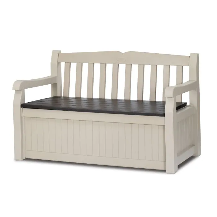 Garden bench garden storage box 140x60x84cm