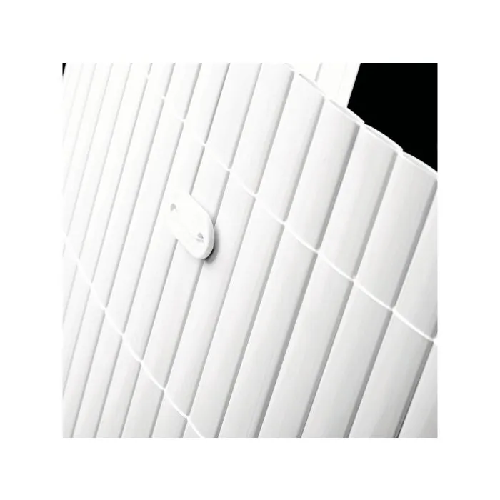 Bamboo cane fencing PVC white 2x5m