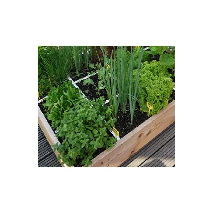 Raised garden bed table 100x100cm