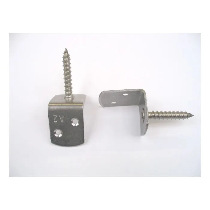 L-brackets fencefix stainless steel