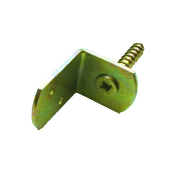 L-bracket fencefix yellow galvanized