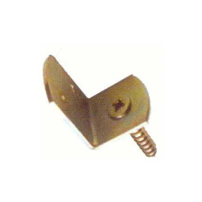 L-brackets wooden fencing