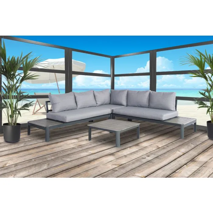 Garden furniture aluminium loungeset Leroy