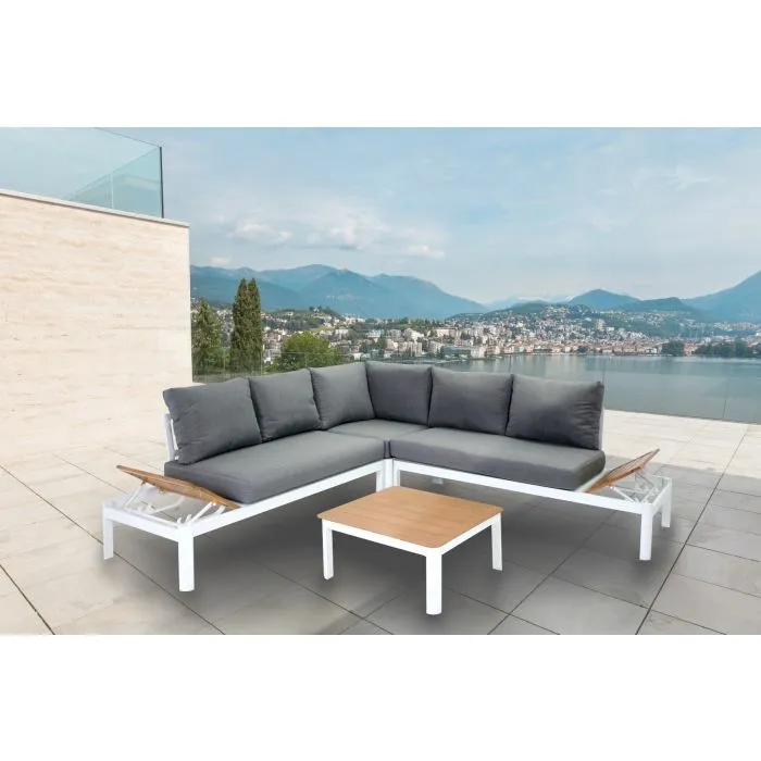 Garden furniture aluminium loungeset Lotus