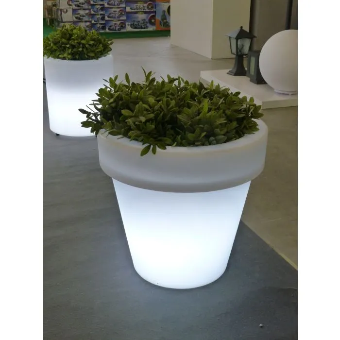 Flower pot and garden lighting design ø60cm
