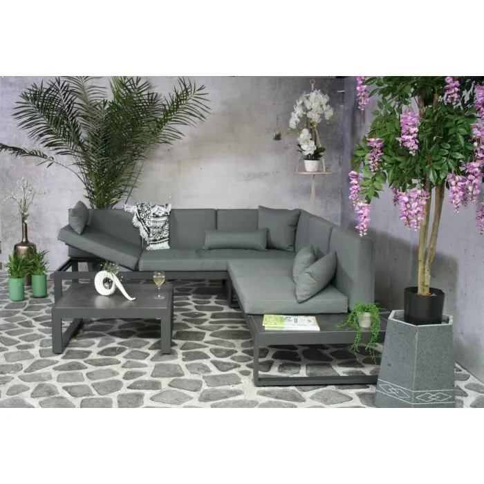 Garden furniture aluminium loungeset Malaga