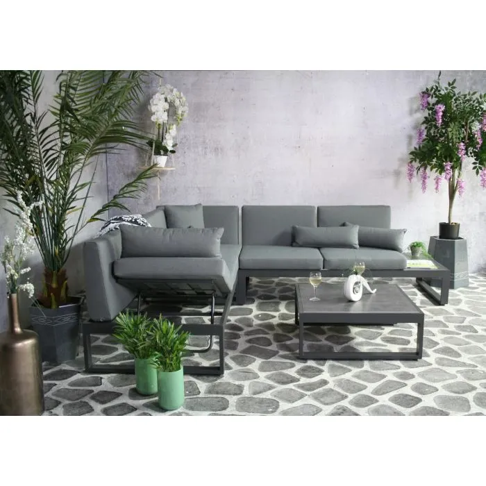 Garden furniture aluminium loungeset Malaga
