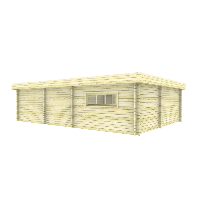 Informal care chalet Cambridge 10,3x7,3m (70mm)
