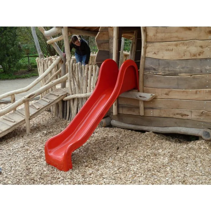 Slide for Swing Set red 325cm polyester fiberglass