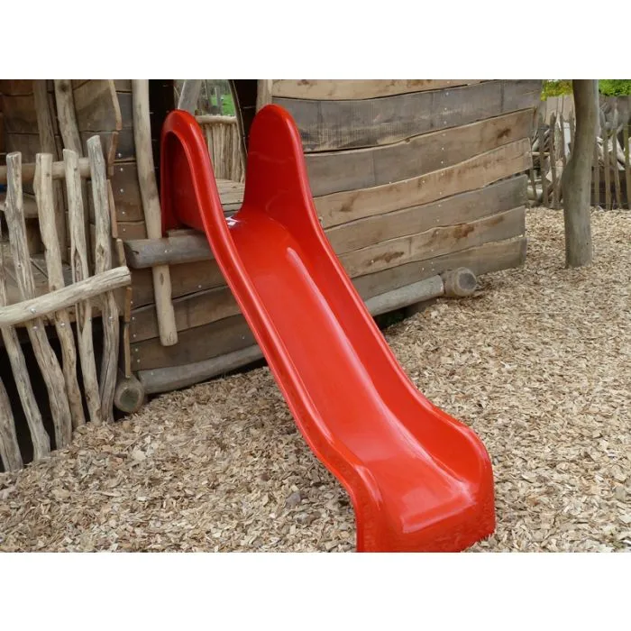 Slide red for swing set polyester fiberglass 250cm